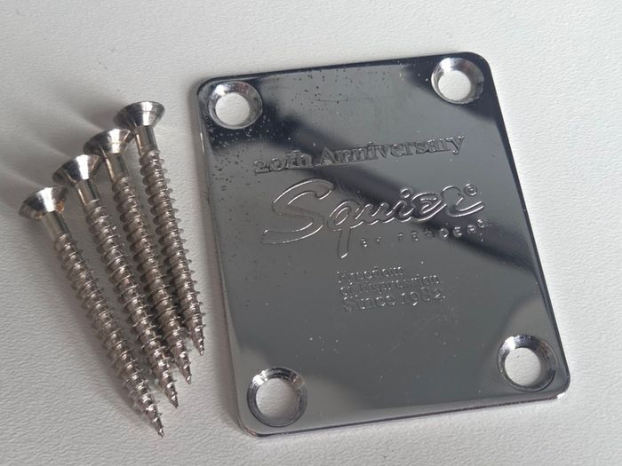Squier 20th Anniversary Neck Plate