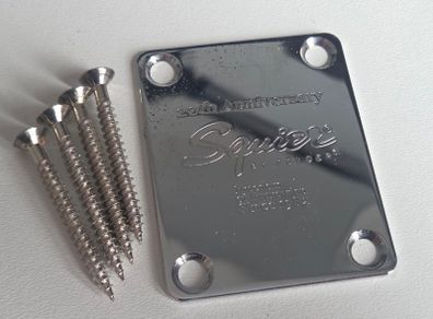 Squier 20th Anniversary Neck Plate