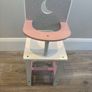 Dolls Wooden Highchair & Doll Image 2