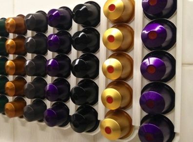 nespresso coffee capsule pod wall mount 3d printed