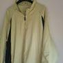 Mens GLENMUIR STORM BLOC golf windbreaker jacket quarter zip top Size XL extra large black yellow Image 4