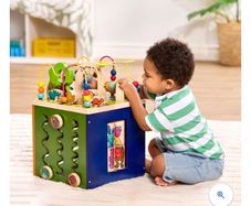 Wooden Activity Cube