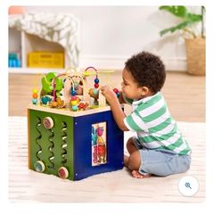 Wooden Activity Cube