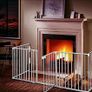 XL metal 540 cm  Fire Guard Safety Gate  stove protection grille foldable |Configuration grid incl. 9 elements Image 7