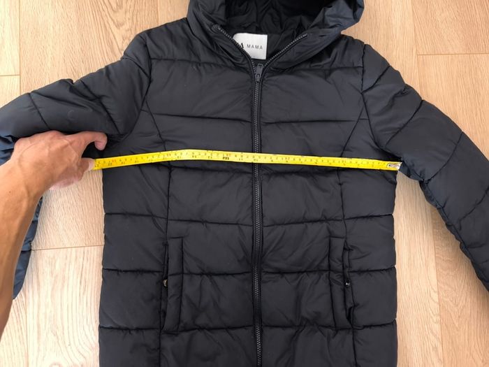 CA Mama Black Maternity Babywearing Puffer Jacket Size 38