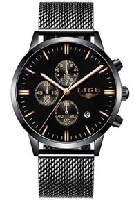 Lige Cronograph Watch - as new.