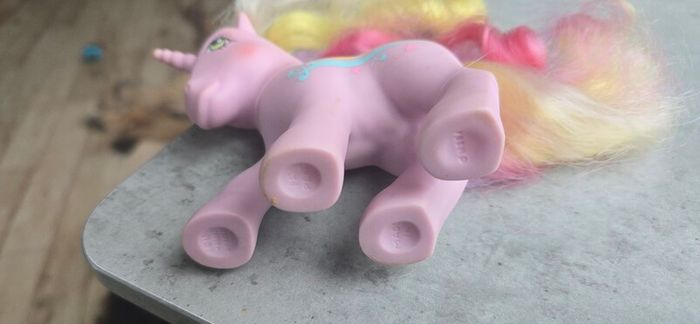Streaky Rainbow Rider  Rainbow Curl Ponies MLP G1 My Little Pony
