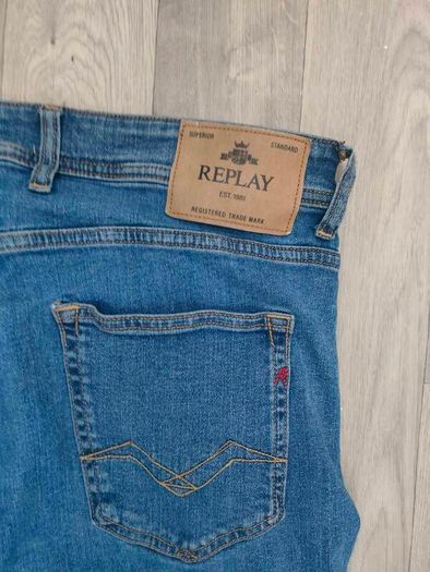 Replay Grover Straight Fit Jeans Mens W35 L31