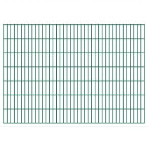 2D Garden Fence Panel 2.008x1.43 m  Green