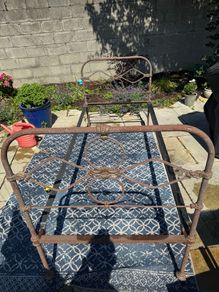 Cast iron bed
