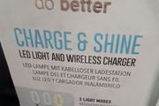 wireless phone charger with led light