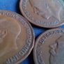1920 George V Pennies. Image 5