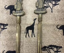 Pair of Vintage Irish Colleen Figural Letter Openers