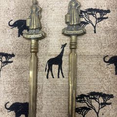 Pair of Vintage Irish Colleen Figural Letter Openers