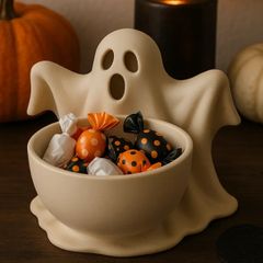 Spooky Ghost Catchall Bowl Halloween Decor