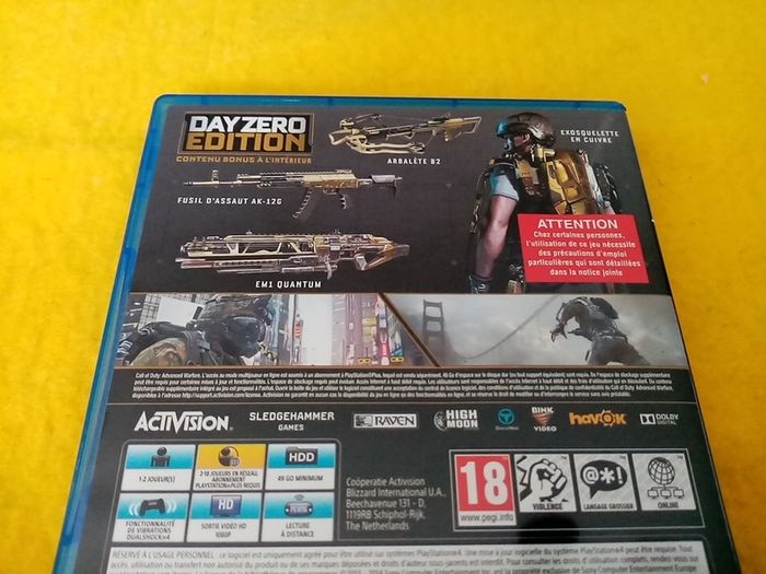 French version Call of duty Advanced Warfare PlayStation