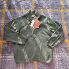 5years, Unisex Neck & Neck Organic Cotton and Wool Jumper