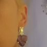 New hallmarked 925 Silver amethyst Earrings Image 3