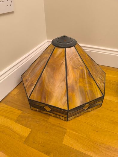 stained glass lampshades