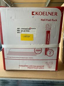 Box of 2000 nails and 2 fuel cells