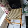 Vintage weave stool Image 9