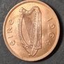 Excellent Ireland 1966 Penny 1d Coin Full Lustre Image 3