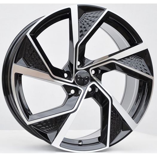 18" RS3 Type black Alloys Seat Audi Skoda Vw 5x112