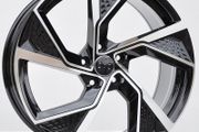 18" RS3 Type black Alloys Seat Audi Skoda Vw 5x112