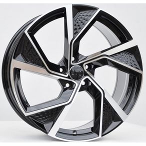 18" RS3 Type black Alloys Seat Audi Skoda Vw 5x112