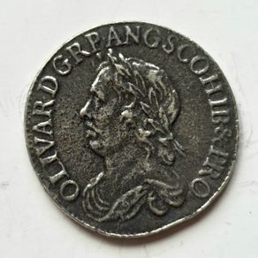 1658 Oliver Cromwell Shilling (Half-Crown) Historical Commonwealth Reproduction Coin