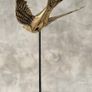 Flying Swallow Tabletop Figurine - Polished Bronze Image 4