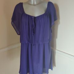 Purple tunic size UK16 EU44 Postage included