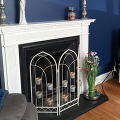 Decorative fire screen