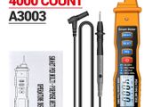 ANENG A3003 Digital Multimeter Pen Type Meter 4000 Counts with Non Contact AC/DC Voltage Resistance Capacitance Hz Tester Tool