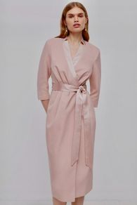 Coast Premium Wrap Dress (Blush Pink, New with Tags)