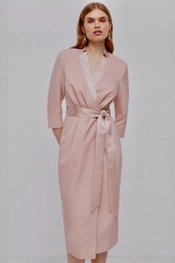 Coast Premium Wrap Dress (Blush Pink, New with Tags)