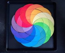 Grimm's Wooden Toys - Magnet Puzzle - Rainbow Wheel