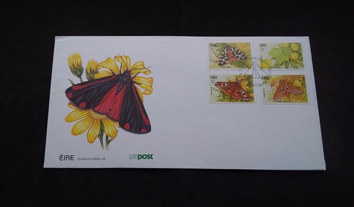 Ireland Stamps : Fauna and Flora , Moths , First Day Cover - 1994
