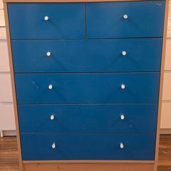 kids 6 drawer chest
