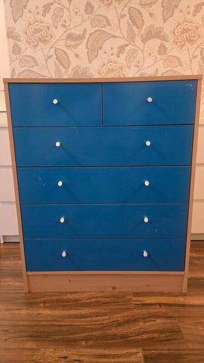 kids 6 drawer chest