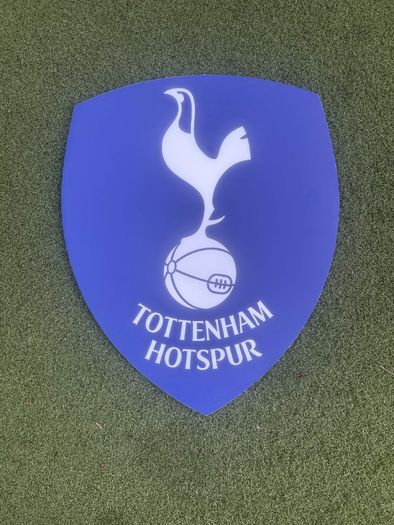 Large Plastic Football Club Badge Wall Signs