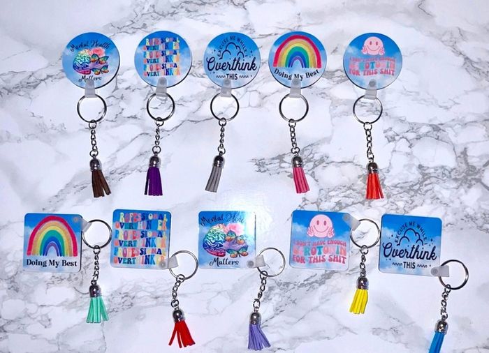Mental health keyrings