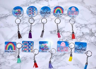 Mental health keyrings