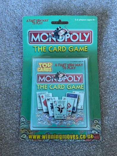 Vintage 2000 Monopoly Card Game