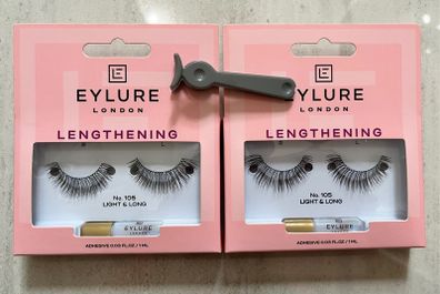 lashes (2 boxes, brand new, sealed) + applicator