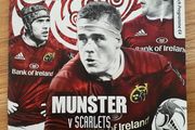 2016 Munster v Scarlets - Guinness PRO12 Programme