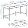 IKEA Alex Desk 132x58cm Image 7