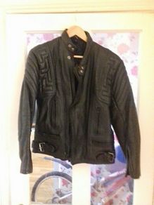 classic leather motorcycle jacket
