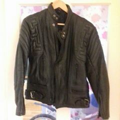 classic leather motorcycle jacket