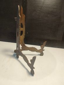 Art Nouveau Metal Alloy Picture frame stand